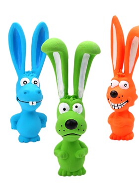 Squeak Toys Dog rabbit Latex Chew Dog Toy Animal Pet Squeak