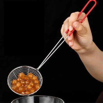 Stainless Steel Colander Sieve,Wire Skimmer Spoon with