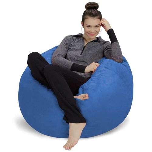 Bean Bag Chair Memory Foam Lounger with Microsuede Cover Kid