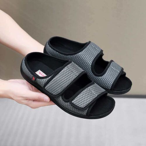 spring and summer net new slippers feet wide puffy feet adj