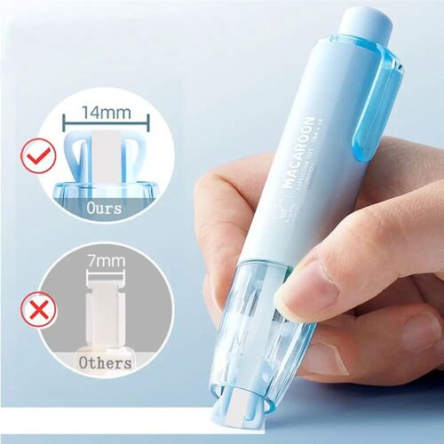 Candy Color Press Replaceable Core Correction Tape Cute Pen