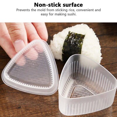 2pcs Sushi Japanese Onigiri Kitchen Gadgets Tools Quick Sush
