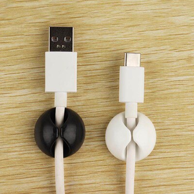 Circular Cable Organizer for Data Cables, Desk Organization,
