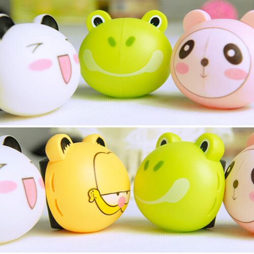 Cute Various Cartoon Animal Head Toothbrush Holders With Wal