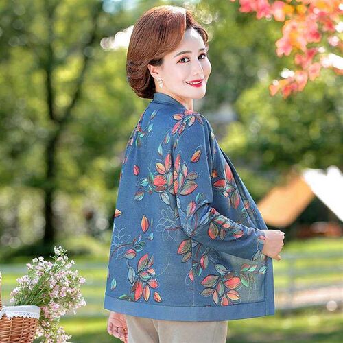 Ms Two-Piece Fashion Suit Middle-Aged and Elderly Womens C