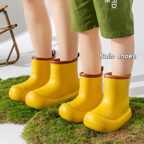 Rain Boots 2025 Outer Thick-soled High-top Fashion Parent-ch