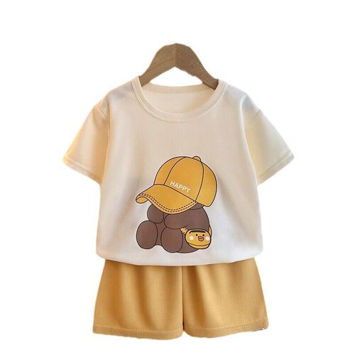 Childrens Short Sleeve Suit Summer New Boys And Girls Baby