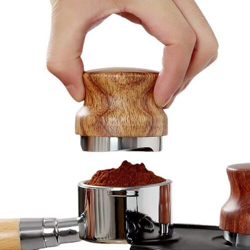 Stainless Steel ffee Powderer, Rosewood Three-pulp Powder Pr
