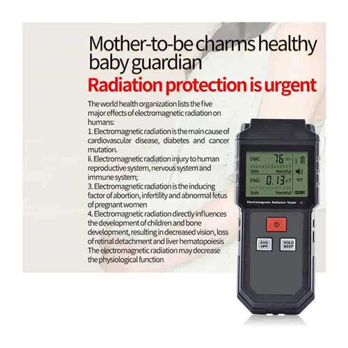 RZ825 Electromagnetic Field Radiation Tester EMF Meter Count