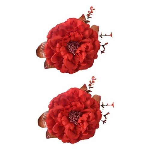 Cloth Flower Curtain Tie Backs Rose Curtain Tieback Clip