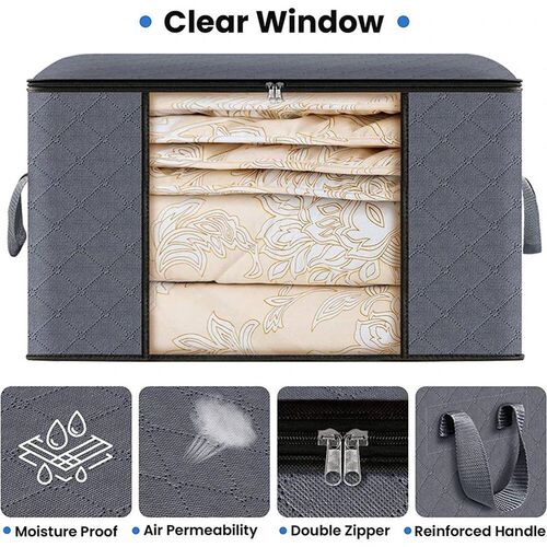 Large Capacity Clothes Storage Bag Foldable Blanket Storage