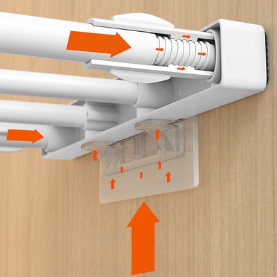 2/6/8/10 PCS Shelf Support Adhesive Pegs Closet Partition Br