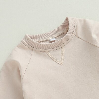 gren 0-3Years Toddler Baby Boys Fall Outfits Solid Color Cre