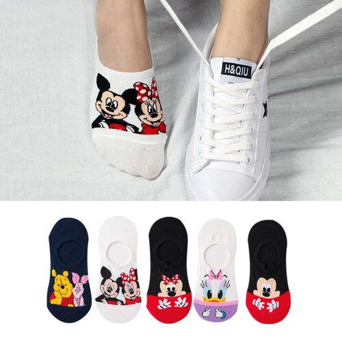 5 Pairs/Lot summer Casual Cute women Socks animal Cartoon Mo
