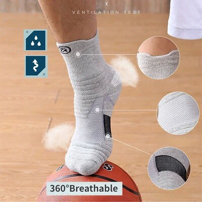 3pairs/Lot Mens Socks Compression Stockings Breathable Bask