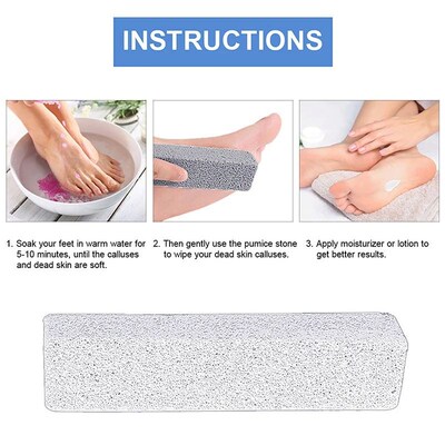 1PC Foot File Pumice Stone Dead Skin Remover Brush Foot File