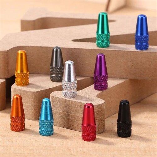 40pcs Lightweight Dust-proof Bike Tire Valve Caps Colorful