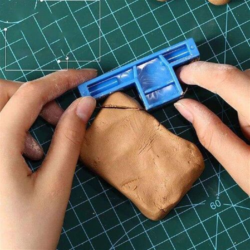 Clay Bevel Blue Pottery Angle Cutter Plastic Pottery