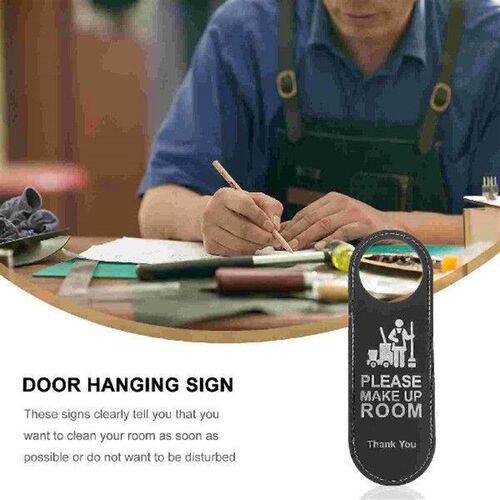 3 Pcs Clean Double-sided Listing Hotel Hanging Sign Door