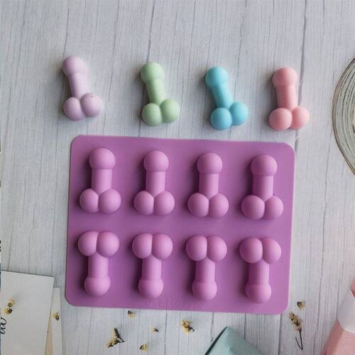 Cake Mold Dick Ice Cube Tray Silicone Mold Soap Candle Mould