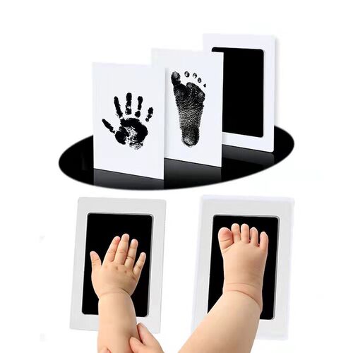 Newborn Baby Hand And Footprint Kit DIY Ink Pads Photo Frame