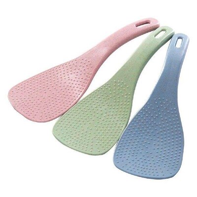 Rice Spoon Non Stick Wheat Straw Multipurpose Kitchen
