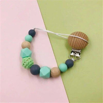 Soother Holder Food-grade Silicone Pacifier Clips Chains