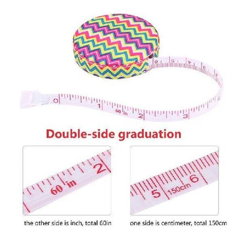 1PC 1.5M Soft Tape Measure Double Scale Body Sewing
