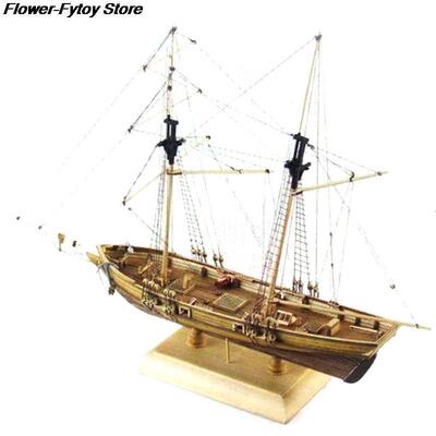 1:70 Port Wooden Sailing Boat Model DIY Kit Ship Assembly Cl