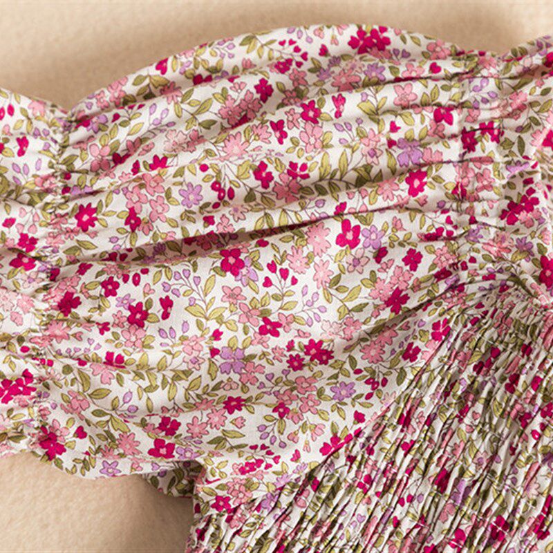 Summer Casual Dress Kids Dresses For Girls Lace Flower Girls图片
