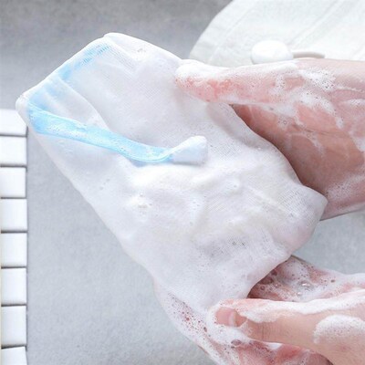 Foaming Net for Handmade Soap, Facial Cleanser, and Face Was