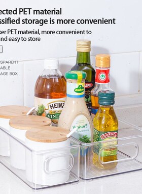 1pc Refrigerator Organizer Bins Stackable Fridge Food Storag