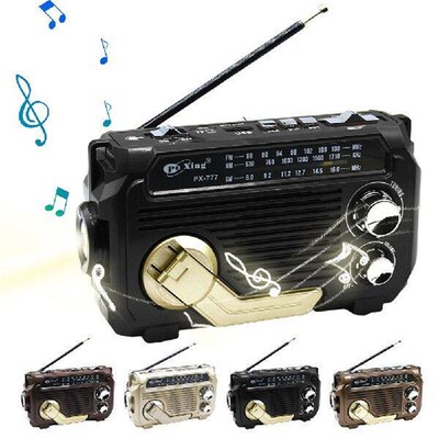 Hand Crank Emergency Radio Portable Weather Radio with BT