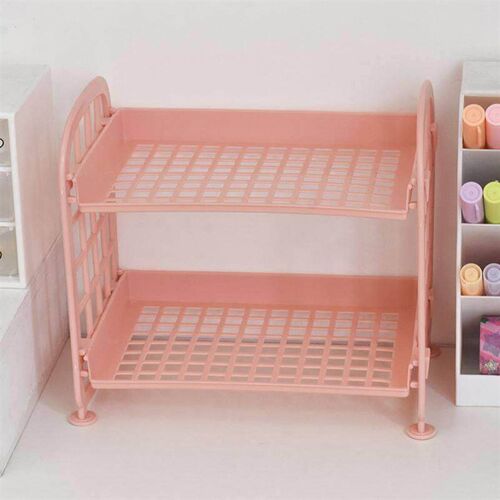 Double shelf storage.makeup organizer Multilaye storage rack