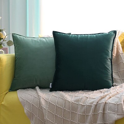 Soft Velvet Cushion Cover Decorative Pillows Throw waist