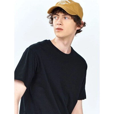 180grams Cotton Solid Tshirts Mens Short Sleeve Fashion Bran