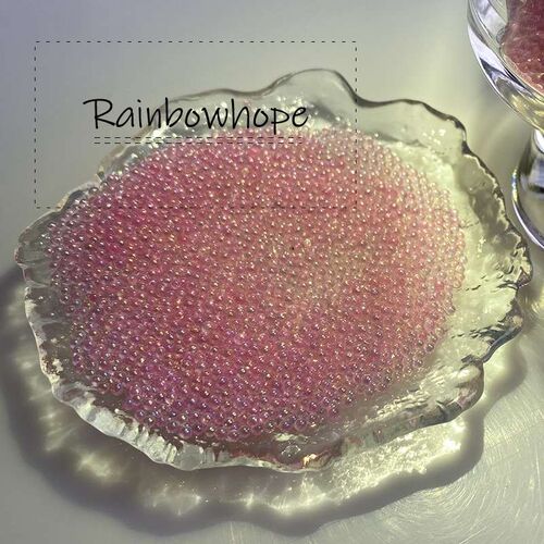 Small Boxed Magic Colored Glass Bubble Beads Sweet Beauty Na
