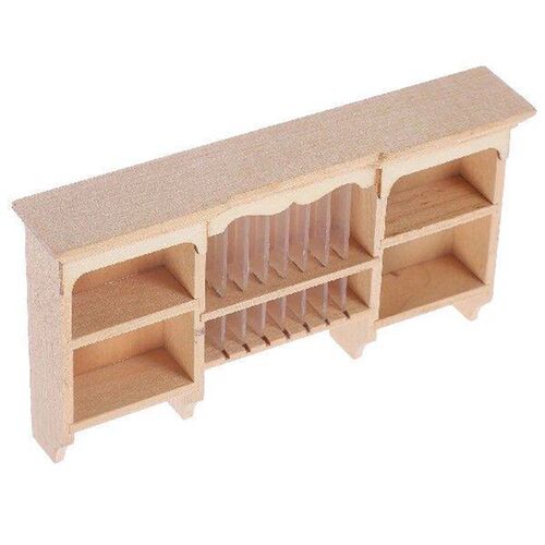 House Rack Mini Cupboard Model Wooden Cabinet Miniature - 封面