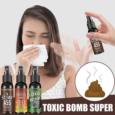 Liquid Fart Gag Prank Joke Spray Can Stink Bomb Smelly Stink