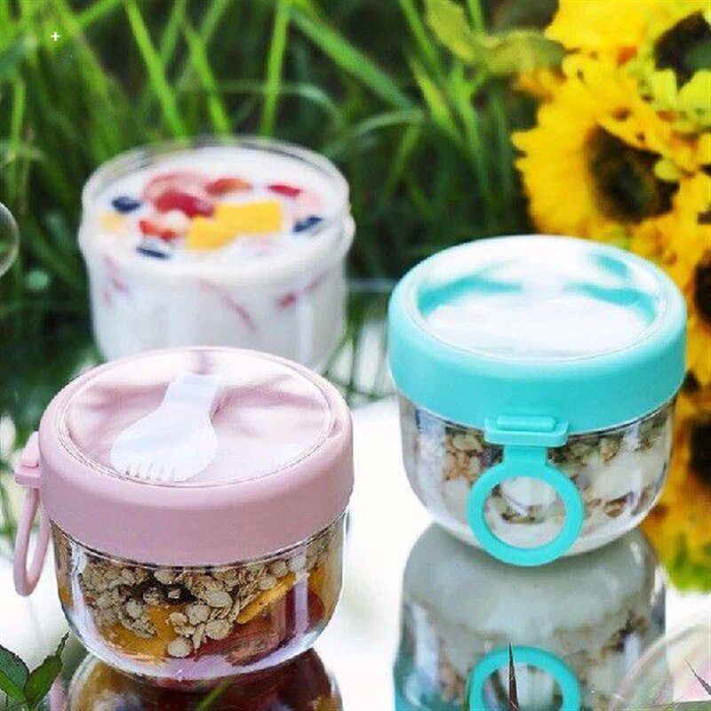 Breakfast Oatmeal Yogurt Salad Sealed Box Fruit Snack图片