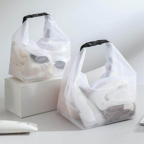 Handheld Portable Transparent Storage Bag for Dry and Wet Se