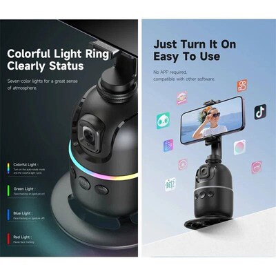 Roreta Multifunctional selfie stick with light anti shake sh