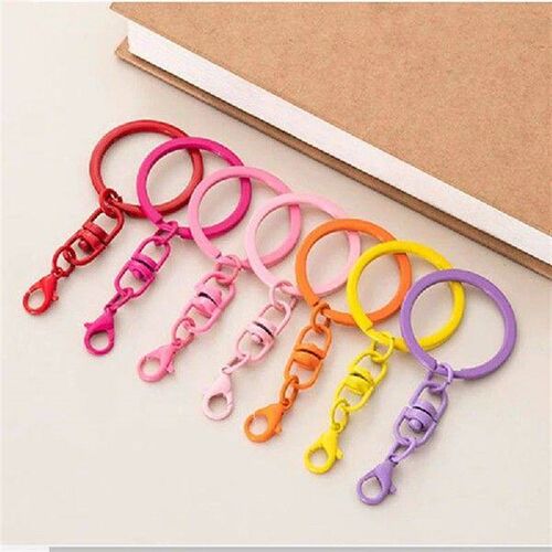 1PC Candy Color Keychain Connector Accessories Keyring