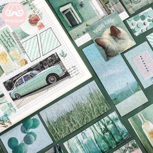 Mr.paper 8 Designs 70Pcs/lot Ins Style Artsy Photos Deco St