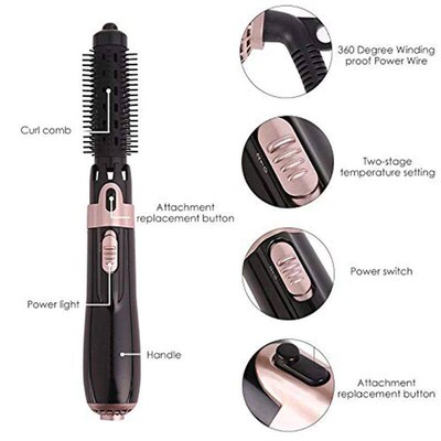 Hot Selling 4 in 1 Salon Hot Air Brush Hair Blow Dryer Set C