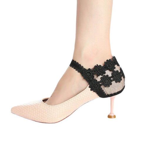 Summer Womens Lace-up Non-slip High Heel Shoe Accessories -