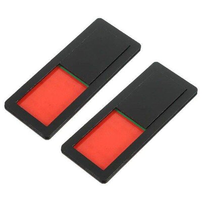 2 Pcs ID Plate Toilet Slide Door Sign Disturb Bathroom