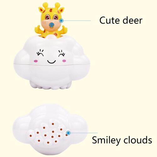 Baby Bathing Accessories Floating Toy Clouds Interactive Sho