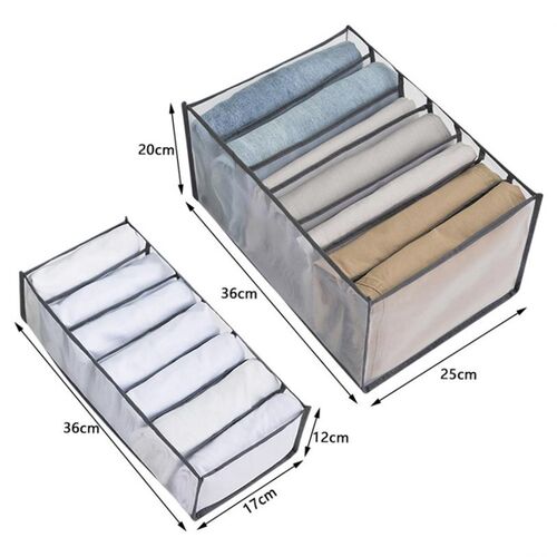 Clothes Organizer Jeans Storage Box Organizer Box Wardrobe C