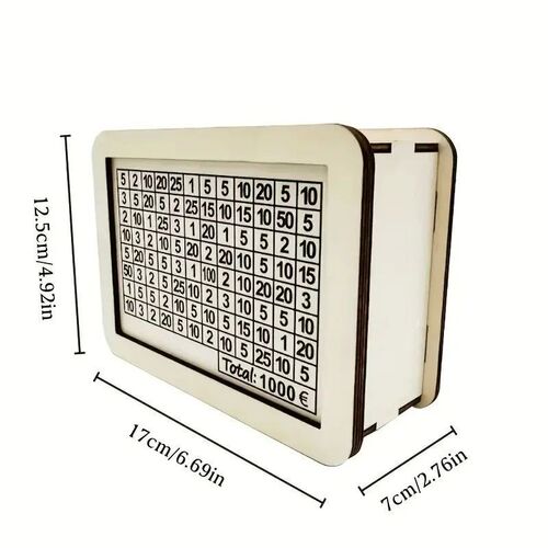 Money Box, Piggy Bank, Wood Money Bank, Reusable Money Box w